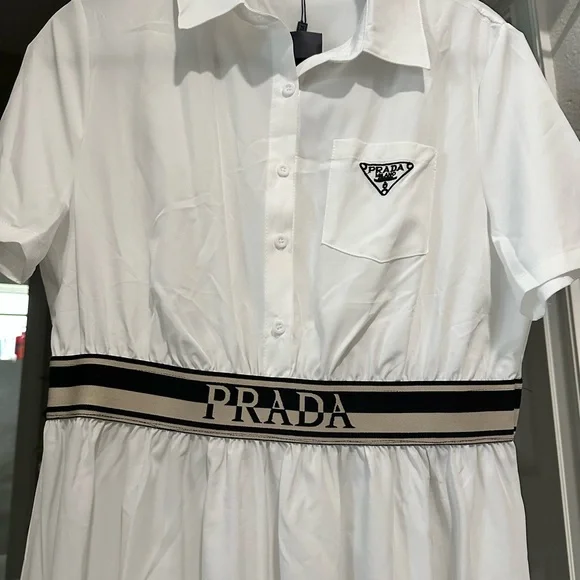 Fashion white Women's Dress size L - Picture 3 of 6